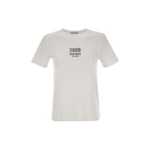 S MAX MARA 2008 The Cube Cotton T-Shirt Women WHITE T-Shirts & Tops